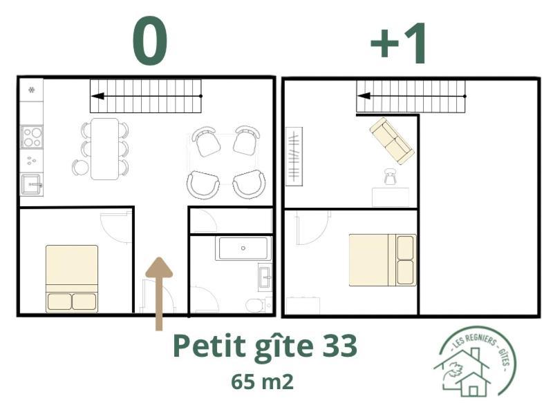 Les Regniers - 2 Gites Voisins Pour Familles Et Groupes Eynesse Dış mekan fotoğraf